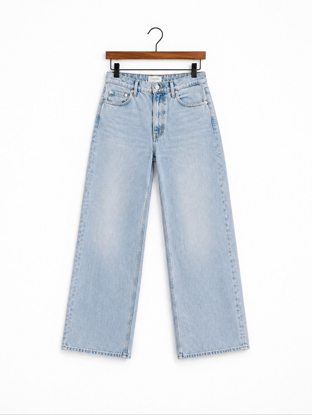 Everlane The ’90s Forever High Rise Wide Straight Jeans (Size: 24R) - Picture 2 of 5